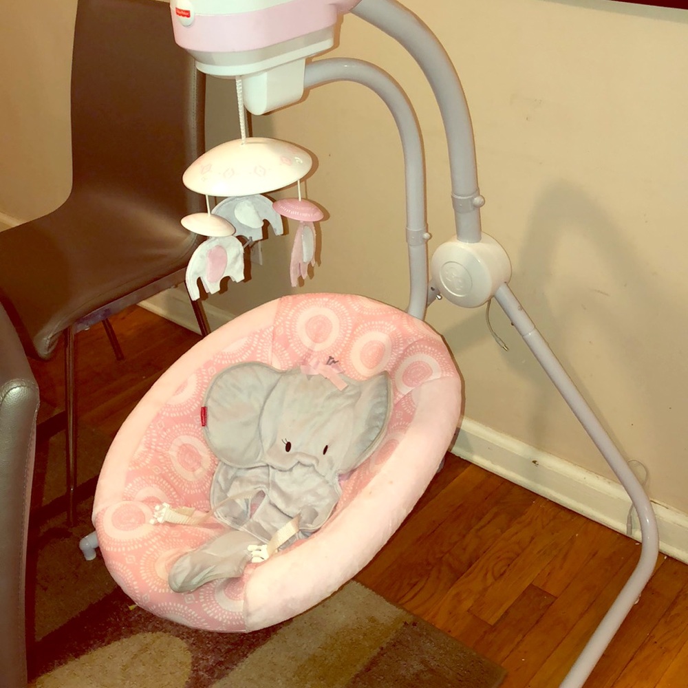 Baby Girl swing set